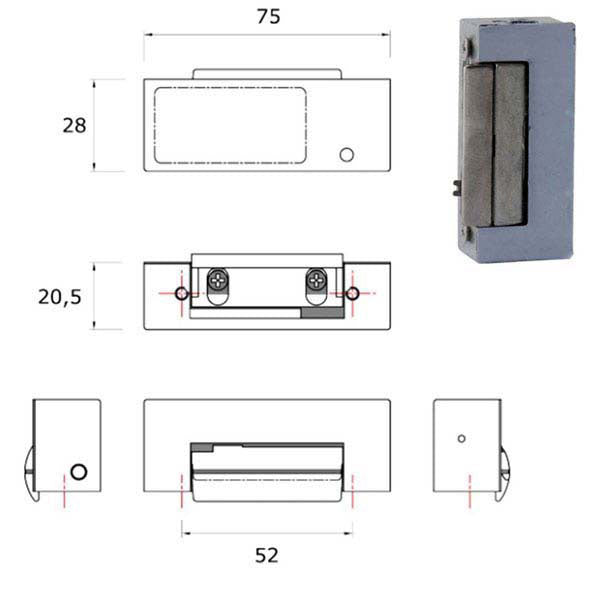 INCONTRO ELETTRICO SERIE S SDTRINV12 DIAX