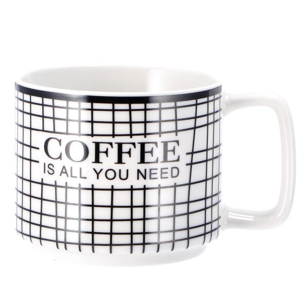 TAZZA MUG PORCELLANA FRASI cc 330 AD