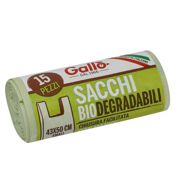 SACCO IMM.BIO MANICI 43x 50 g 8 Pz 15 GALLO