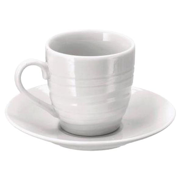 TAZZA CAFFE PORCELLANA LINEE Pz 6 AD