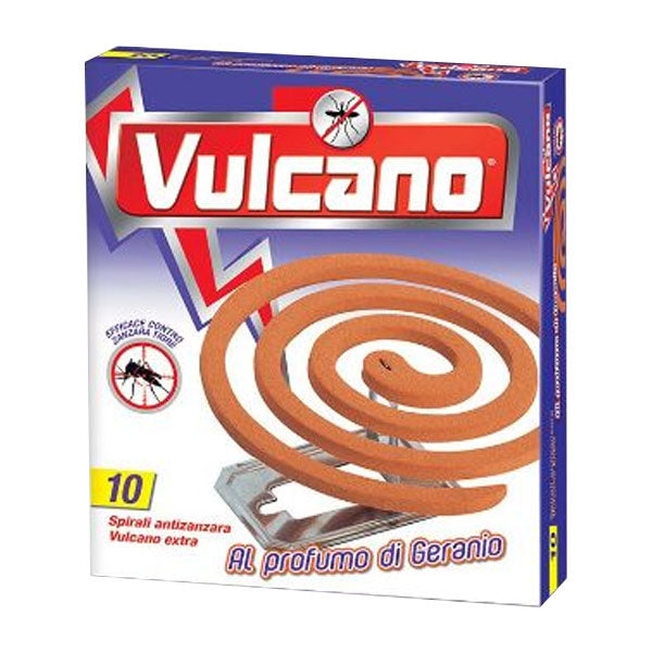 SCACCIAINSETTI SPIRALI PROFUMATE Pz 10 VULCANO