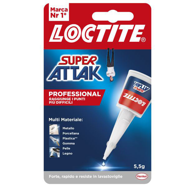 COLLA SUPERATTAK PROFESSIONAL g 5,5 LOCTITE