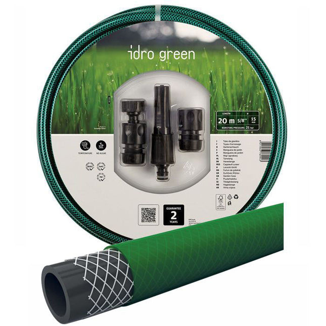 TUBO IDRO GREEN 1/2" m 20 KIT FITT