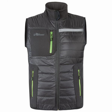 GILET ASPHALT GREY GREEN M WALL UPOWER