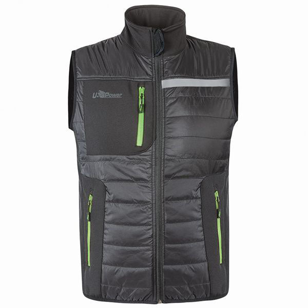 GILET ASPHALT GREY GREEN M WALL UPOWER