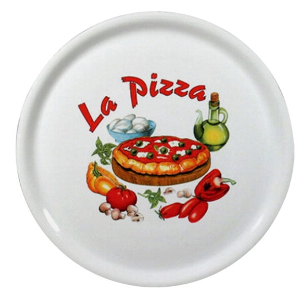 PIATTO PORCELLANA PIZZA X26 cm 31 NAPOLI SATURNIA