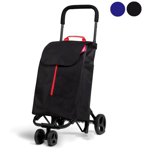 CARRELLO SPESA TWIN BLU l 50 52x39 h 95 GIMI