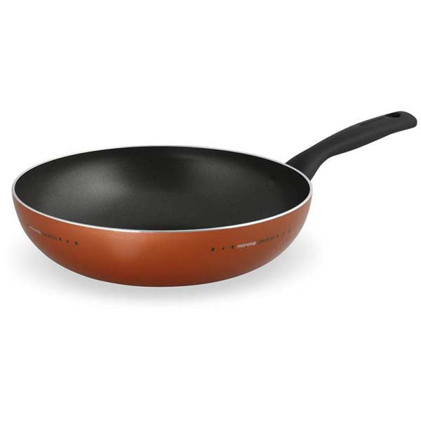 WOK 1 MANICO cm 28 ZECCHINO MONETA