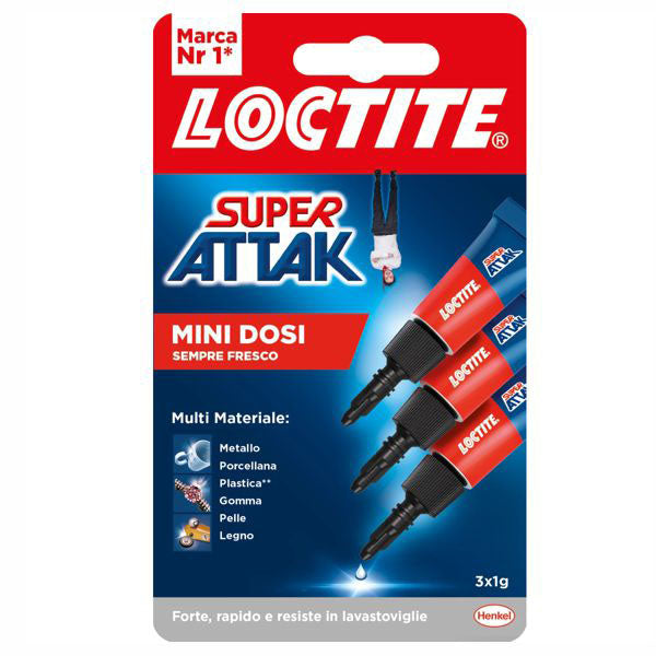 COLLA SUPERATTAK ORIGINAL g 3 MINI TRIO LOCTITE