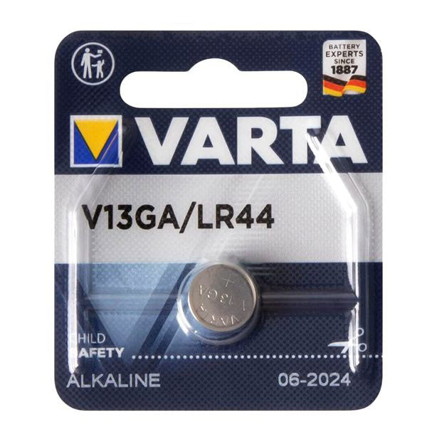 PILA BOTTONE ALKALINA V13GA 1,5VLR44 VARTA