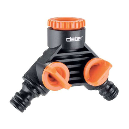 PRESA 2 RUBINETTI 3/4F + INNESTI M 8599 CLABER