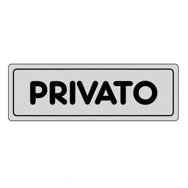 ETICHETTA PRIVATO 15x 5 ADESIVA