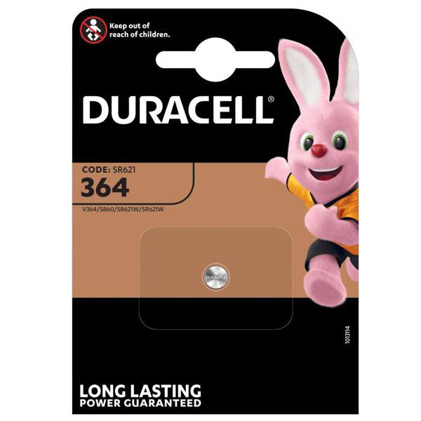 PILA BOTTONE OSSIDO ARGENTO D364 DURACELL