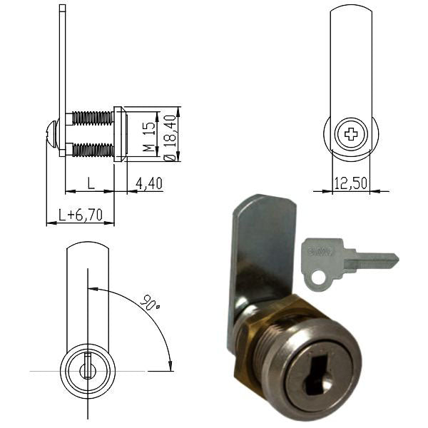 CILINDRO LEVETTA mm 30 163418 OMR