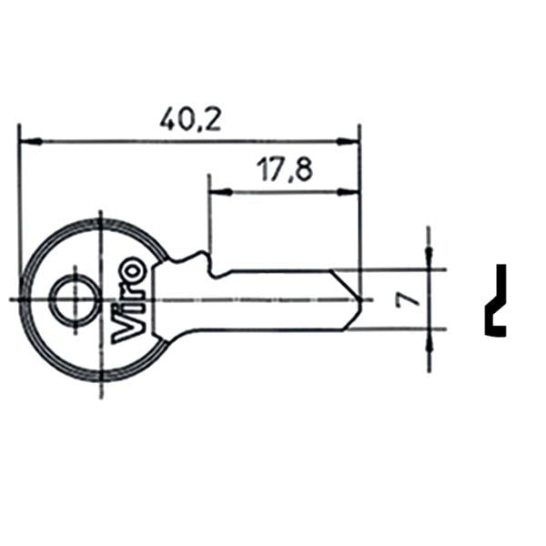 CHIAVE CILINDRI 4 SPINE SX 011.2 VIRO