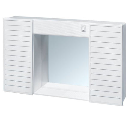 ARMADIETTO BAGNO 2 ANTE LUCE cm 58x12 h 37