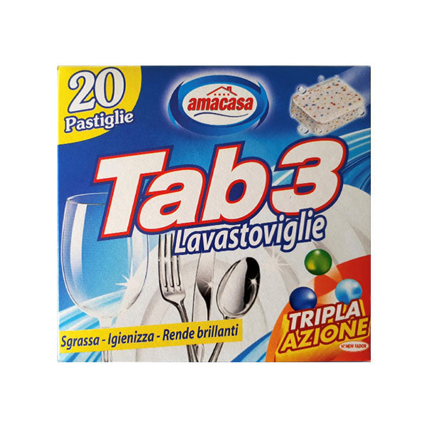 DETERSIVO LAVASTOVIGLIE TABS Pz 20