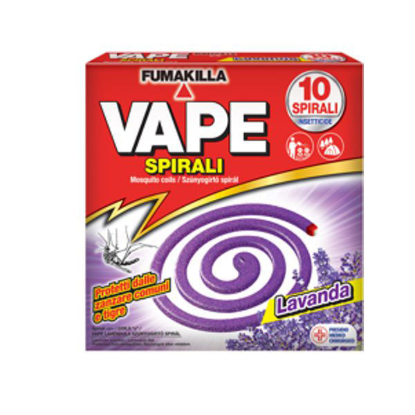 SCACCIAINSETTI SPIRALI PROFUMATE Pz 10 VAPE