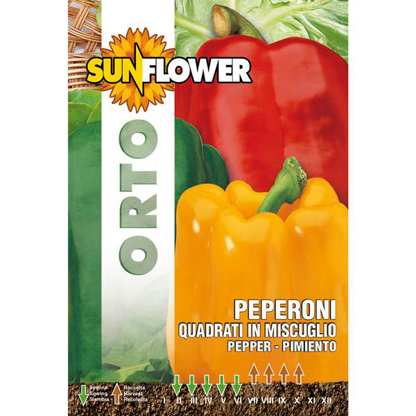 SEMENTI MISTICANZA PEPERONI SUNFLOWER