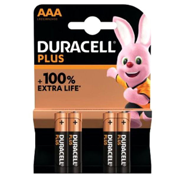 PILA PLUS MINISTILO Pz 4 MN2400 DURACELL