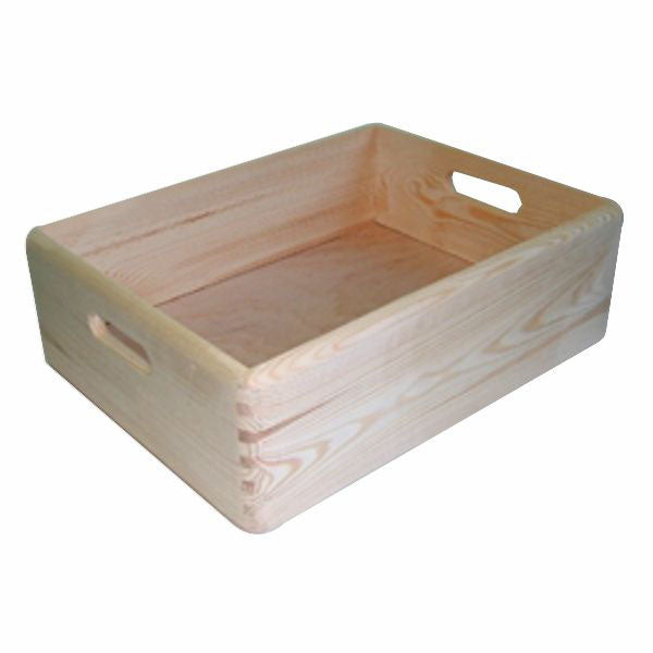 CONTENITORE CESTA LEGNO PRATICA cm 30x20 h 14 XTRA