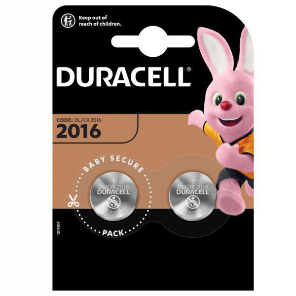 PILA BOTTONE LITIO Pz 2 DL2016 DURACELL