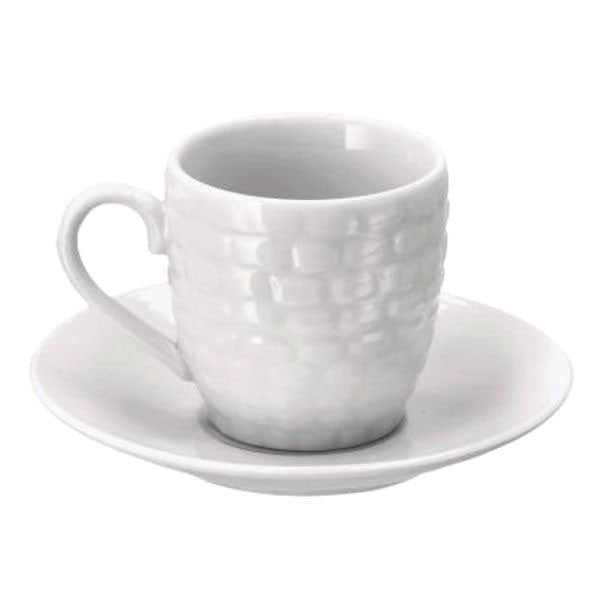 TAZZA CAFFE PORCELLANA QUADRI Pz 6 AD