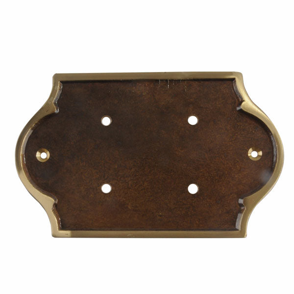 PLACCA PORTANUMERI OTTONE BONZATO P1 153x120