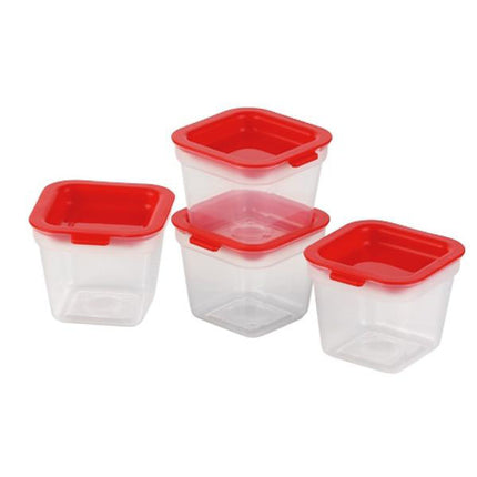 CONTENITORE QUAD SUGHI/AROMI cc 170 Pz 4 TESCOMA