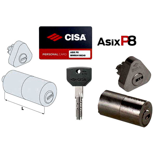 CILINDRO APP.TONDO DOPPIO 50 0Q116-00-0 CISA