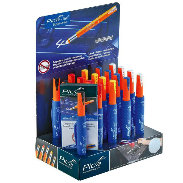 ESPOSITORE PENNARELLI INDELEB. GEL Pz 20 8020 PICA