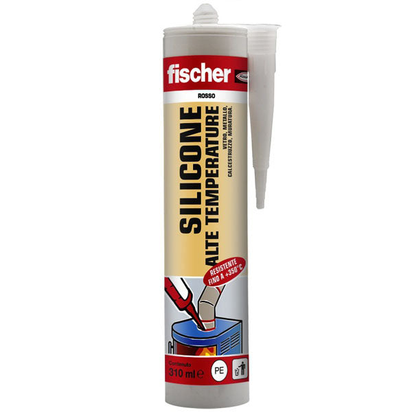 SILICONE ALTA TEMP.SAT 310 ROSSO ml 310 FISCHER