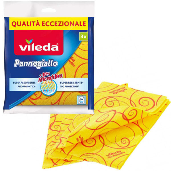 PANNO MILLEUSI PANNOGIALLO Pz 3 cm 40x36 VILEDA