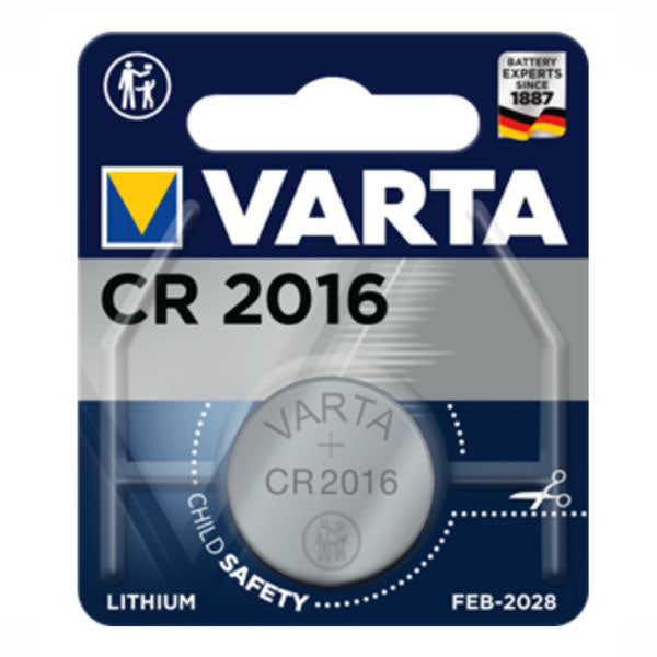 PILA BOTTONE LITIO V.3 CR2016 VARTA