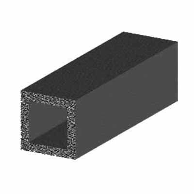 FERRO QUADRO mm 12x12x1,5 h 100