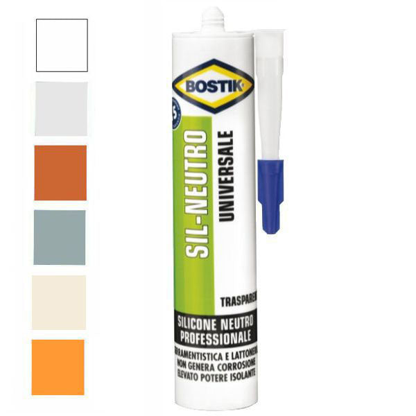 SILICONE NEUTRO AVORIO ml 300 BOSTIK