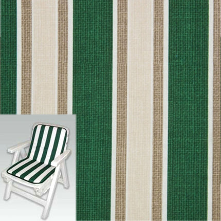 CUSCINO MULTIRIGA VERDE SEDIA BASSO 49+40x44 XTRA