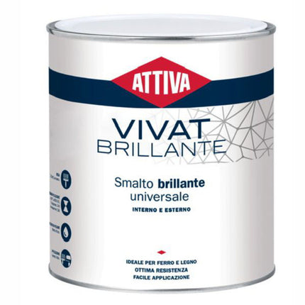 SMALTO SINTETICO 0,750 030 BIANCO VIVAT ATTIVA