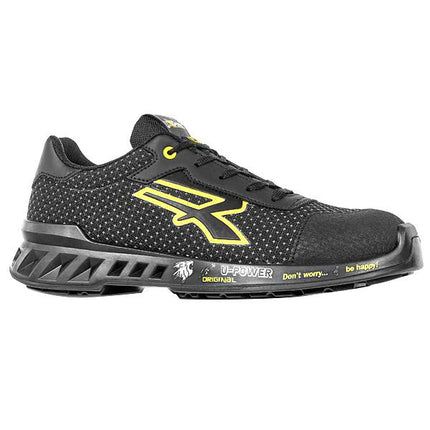 SCARPE MATT NERO/GIALLO BASSE 39 S3 UPOWER