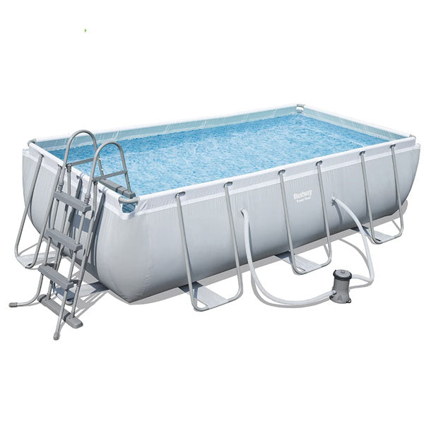 PISCINA STEEL RETT. FILTRO 2D 404x201 h 100 BESTW