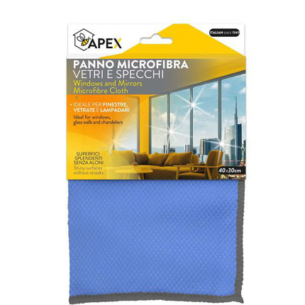 PANNO MICROFIBRA VETRI cm 30x40 15087 APEX