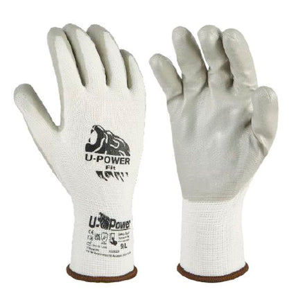 GUANTI NITRILE FIT BIANCHI 7 UPOWER
