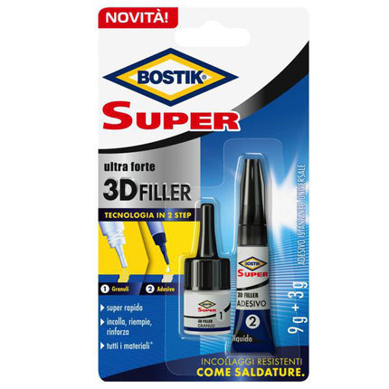 ADESIVO SUPER 3D FILLER g 3 BOSTIK