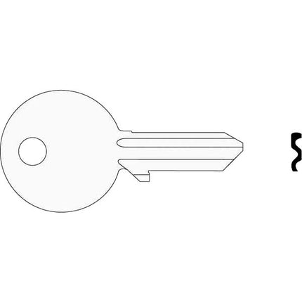 CHIAVE CILINDRI 3 SPINE DX 01330-00-1 CISA