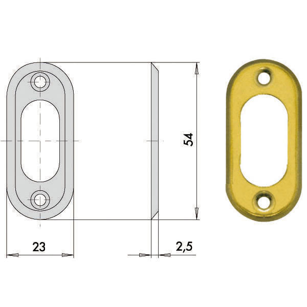 BOCCHETTA OVALE 06027-00-0 CISA