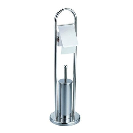 PORTASCOPINO WC INOX ACQUA C/ROT. h 80 XTRA 03737