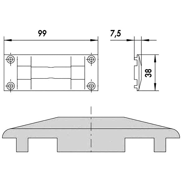 CONTROPIASTRA SERRATURE 06287-02-0 CISA