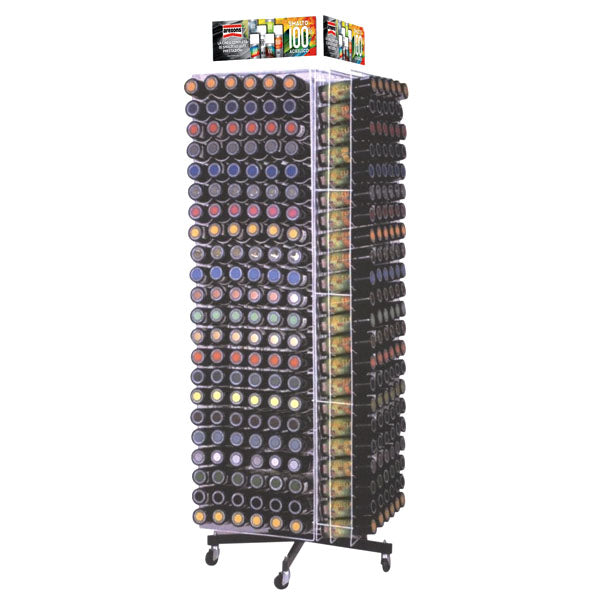 ESPOSITORE SMALTO SPRAY POSTI 528 VUOTO AREXONS