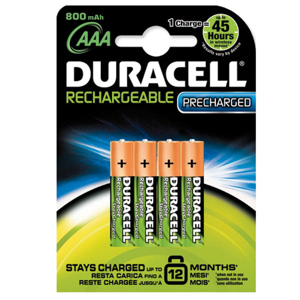 PILA STAYCHARGED MINISTILO mAh 750 Pz 4 DURACELL