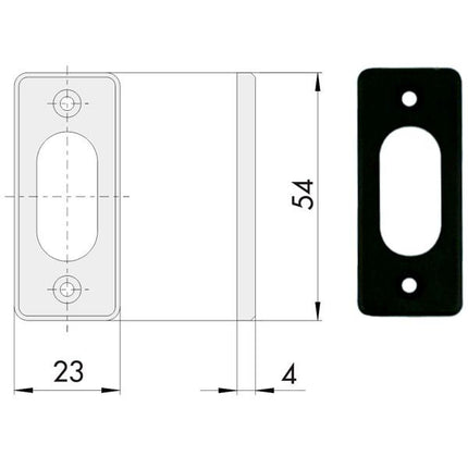 BOCCHETTA RETTANGOLARE 06027-01-0 CISA